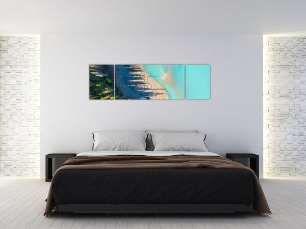 Obraz - Pohled na jezero (170x50 cm)