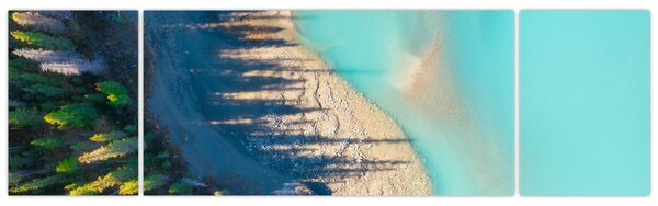 Obraz - Pohled na jezero (170x50 cm)