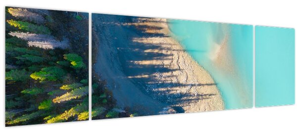 Obraz - Pohled na jezero (170x50 cm)