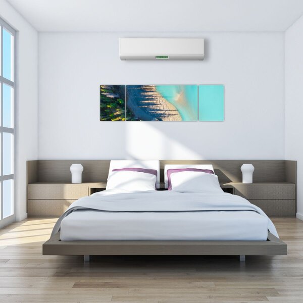 Obraz - Pohled na jezero (170x50 cm)