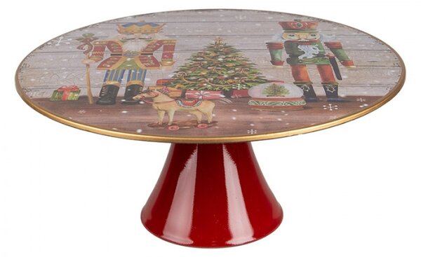 Vánoční stojan na dort s motivem Louskáčka – 33x14 cm