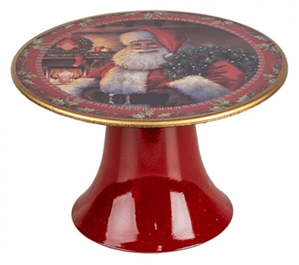 Vánoční stojan na dort s motivem Santa Clause S – 16x10 cm