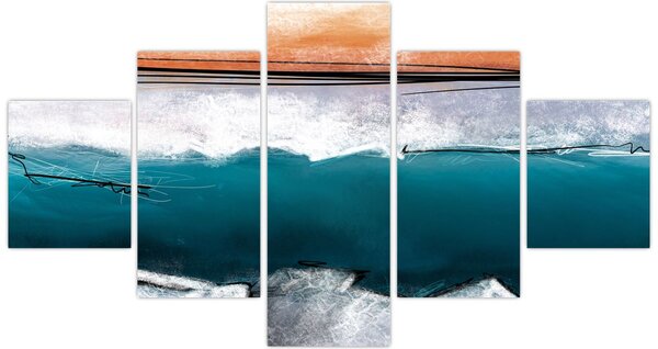 Obraz - Abstrakce (125x70 cm)
