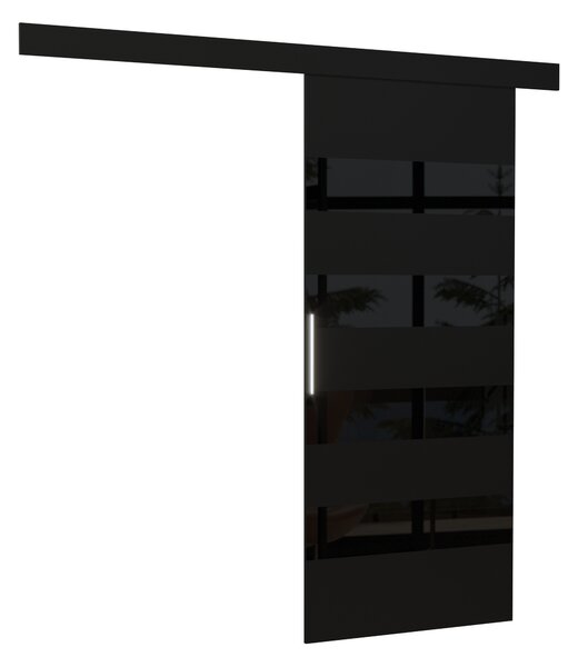 Posuvné dveře 86 cm EABRIX - černé