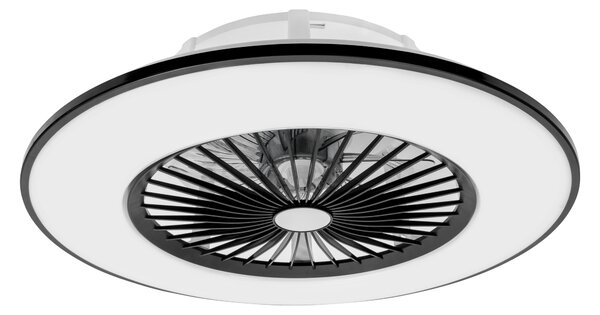 Noaton 11056BR Vega, černá, stropní ventilátor se světlem, zánovní (doba použití 1 týden)