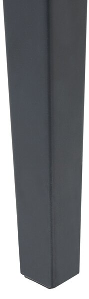 Rozkládací jídelní stůl NORLEY Černá 120/160 cm 80 cm
