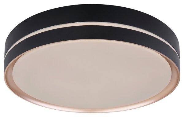 Stropní LED svítidlo MANNI černá/bronzová