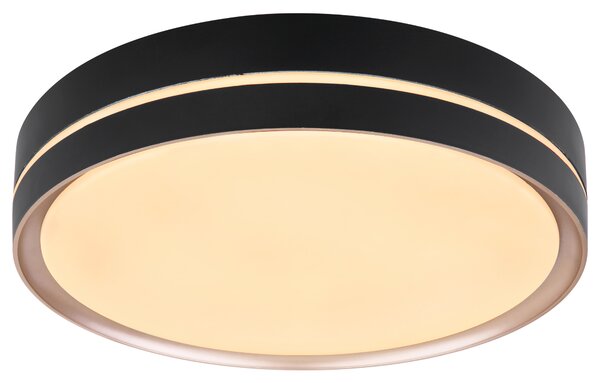 Stropní LED svítidlo MANNI černá/bronzová