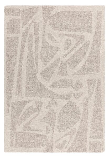 Krémový ručně tkaný vlněný koberec 120x170 cm Loxley – Asiatic Carpets