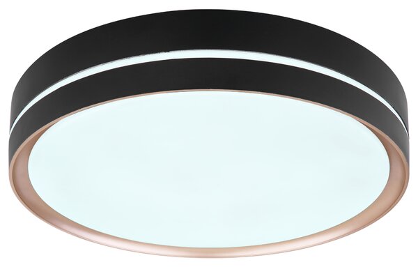 Stropní LED svítidlo MANNI černá/bronzová