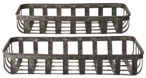 Úložný kovový koš Metal Menší