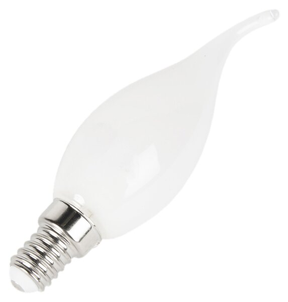 Sada 5 E14 stmívatelných LED filamentových svíček F35 matných 3W