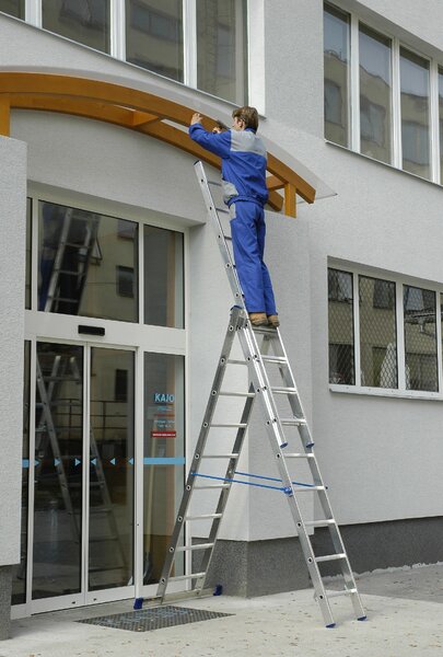 Elkop Multifunkční hliníkový žebřík Ultra 3x3,7m, 14 příček
