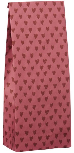 Ib Laursen Papírový sáček Desert Rose with Red Hearts - S IBL401