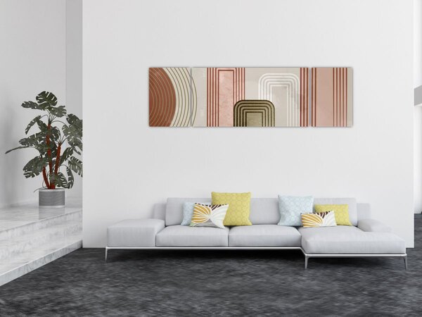 Obraz - Minimalistická ilustrace (170x50 cm)