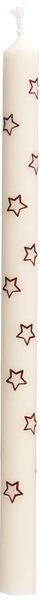 Svíčka Brown Stars 20 cm