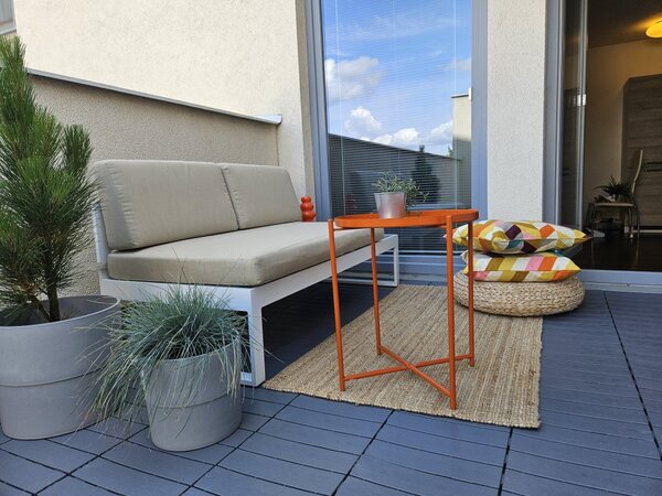 Venkovní dlažba Mosolut Hestra typ Woodlook, šedá, 1 m²