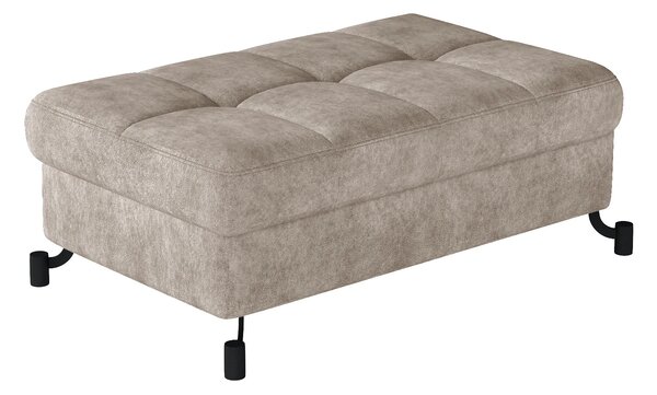 Stylový taburet AZARI - béžová eko kůže