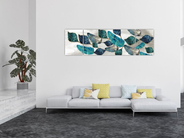 Obraz - Ilustrace peří (170x50 cm)