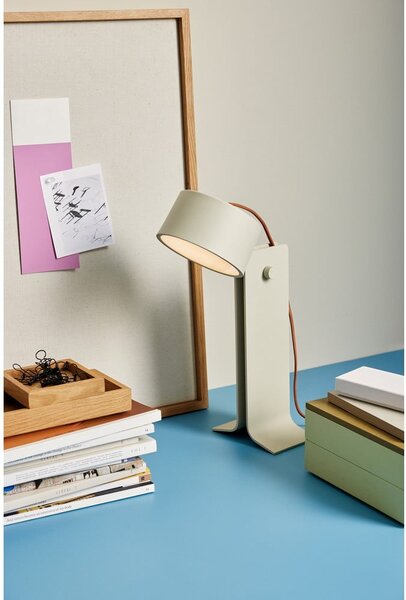 Béžová stolní lampa (výška 32 cm) Crea – Hübsch