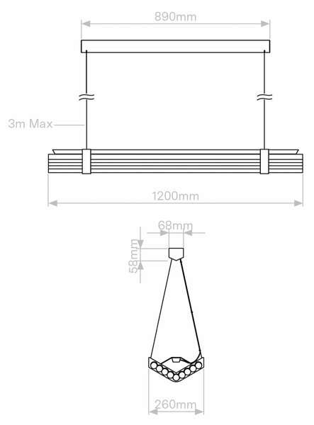 DCW éditions Seagull LED závěsné svítidlo TRIAC