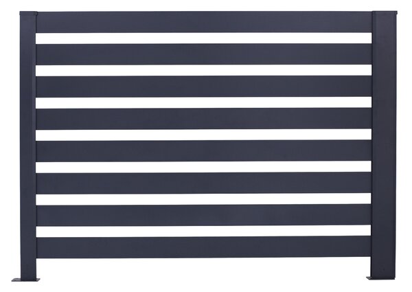 Plotový panel do zděného plotu s lamelami I, 1193x2000 mm