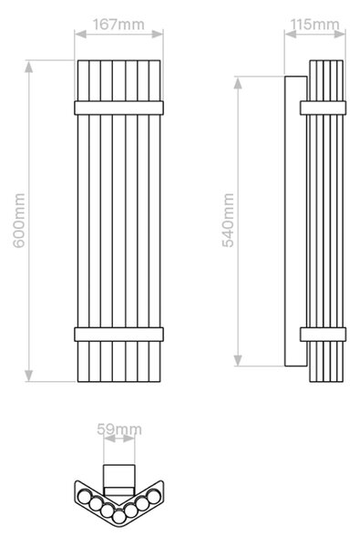 DCW éditions Seagull LED přisazené svítidlo TRIAC