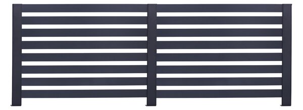 Plotový panel do zděného plotu s lamelami I, 1193x2000 mm