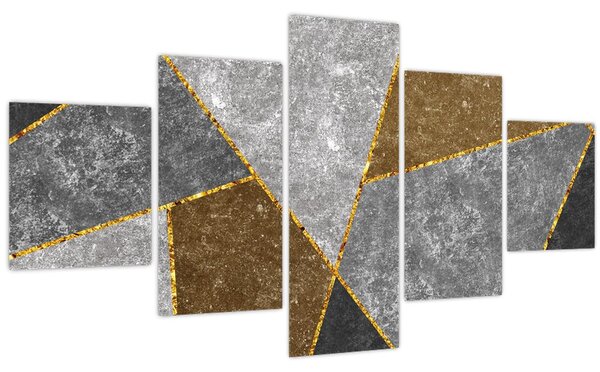 Obraz - Imitace materiálů (125x70 cm)