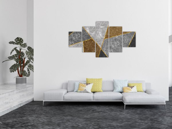 Obraz - Imitace materiálů (125x70 cm)