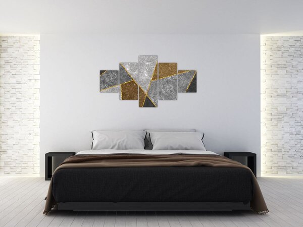 Obraz - Imitace materiálů (125x70 cm)