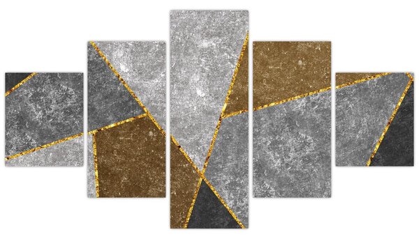 Obraz - Imitace materiálů (125x70 cm)