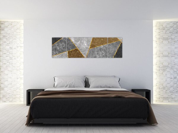 Obraz - Imitace materiálů (170x50 cm)