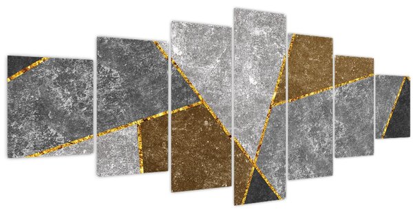 Obraz - Imitace materiálů (210x100 cm)