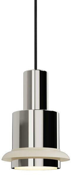DCW éditions Chaumont L E27 závěsné svítidlo ON/OFFStříbrnáBílá
