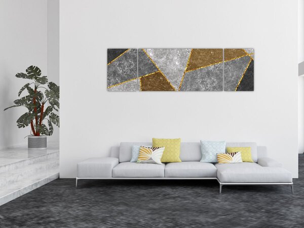 Obraz - Imitace materiálů (170x50 cm)