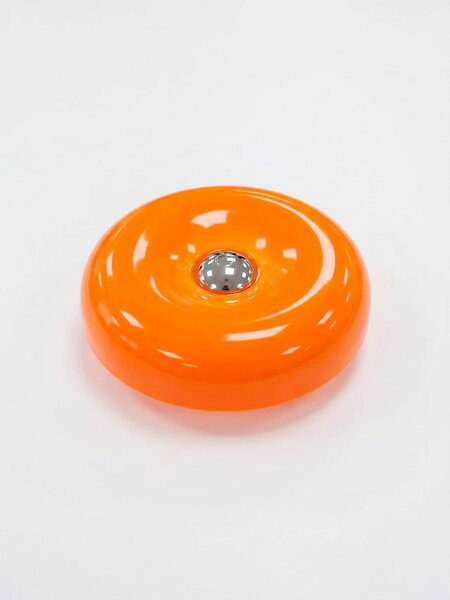 Sinsay - LED stolní lampička ve tvaru donutu - oranžová