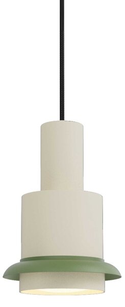 DCW éditions Chaumont L E27 závěsné svítidlo ON/OFFBíláZelená