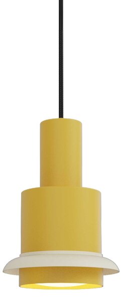 DCW éditions Chaumont L E27 závěsné svítidlo ON/OFFŽlutáBílá