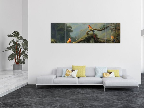 Obraz - Tropický les (170x50 cm)