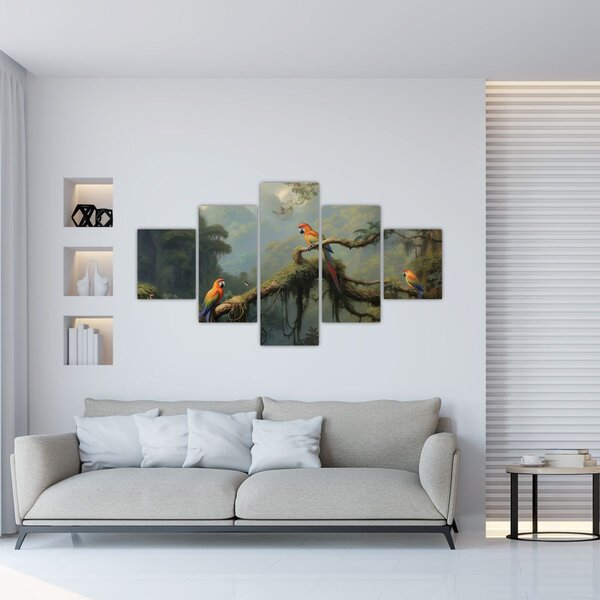 Obraz - Tropický les (125x70 cm)