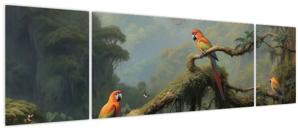 Obraz - Tropický les (170x50 cm)