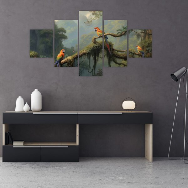 Obraz - Tropický les (125x70 cm)
