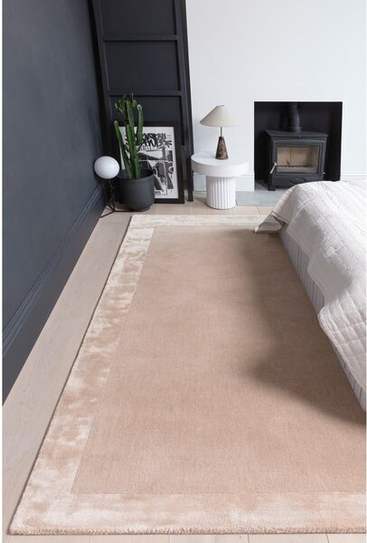 Béžový ručně tkaný koberec s příměsí vlny 120x170 cm Ascot – Asiatic Carpets