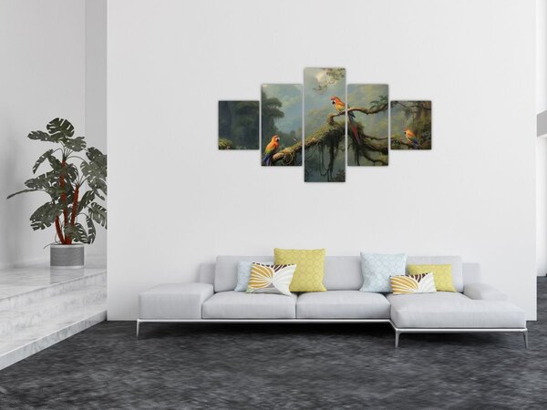 Obraz - Tropický les (125x70 cm)