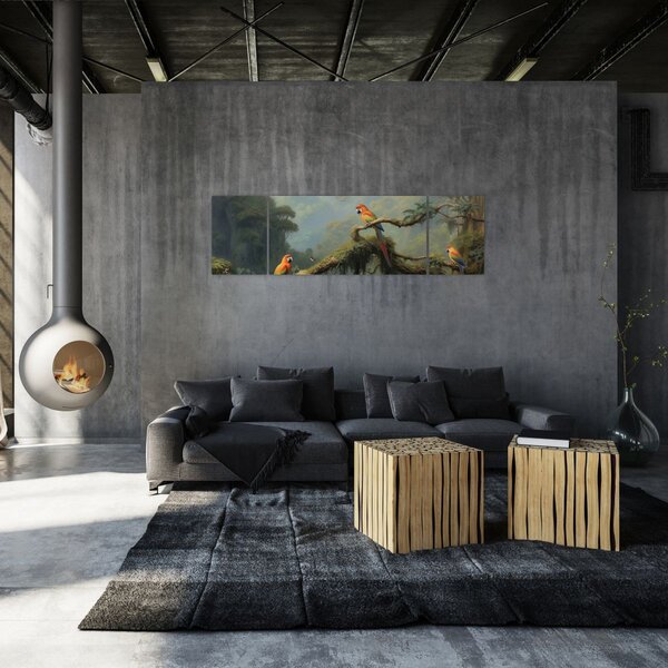 Obraz - Tropický les (170x50 cm)