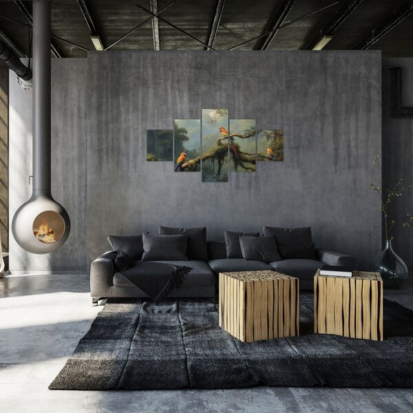 Obraz - Tropický les (125x70 cm)