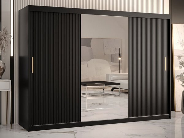 Velká skříň Towiro Slim 2 250, Barva: černá 5903211199561