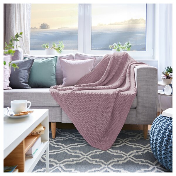 Pléd LYNN NEW mauve