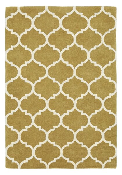 Okrově žlutý ručně tkaný vlněný koberec 200x290 cm Albany – Asiatic Carpets